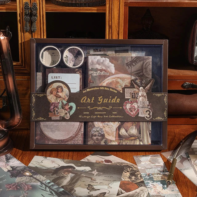 Vintage Journaling Kit with all supplies