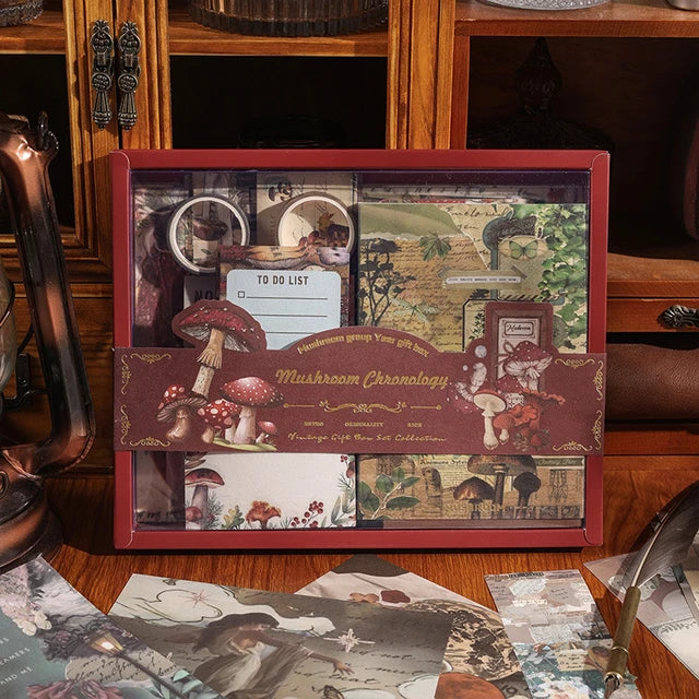 Vintage Journaling Kit with all supplies