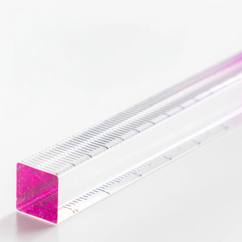 3D Crystal Ruler- 30 CM