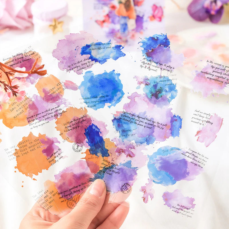 Colorful Flower Stickers