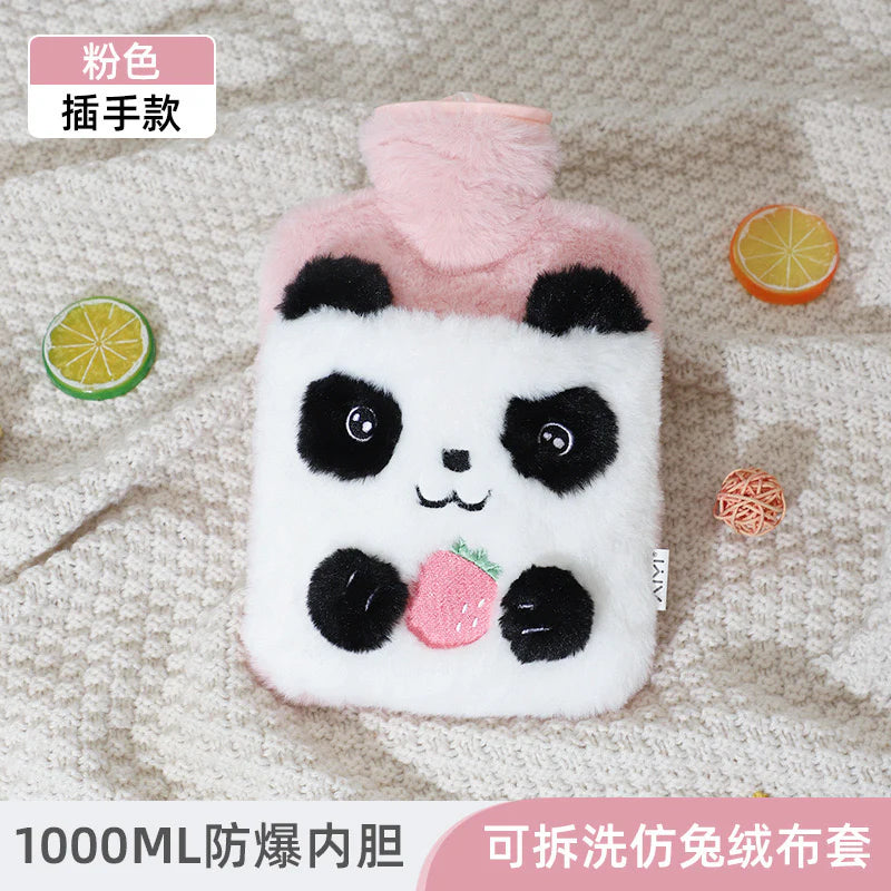 Fluffy Panda Hot Water Bag