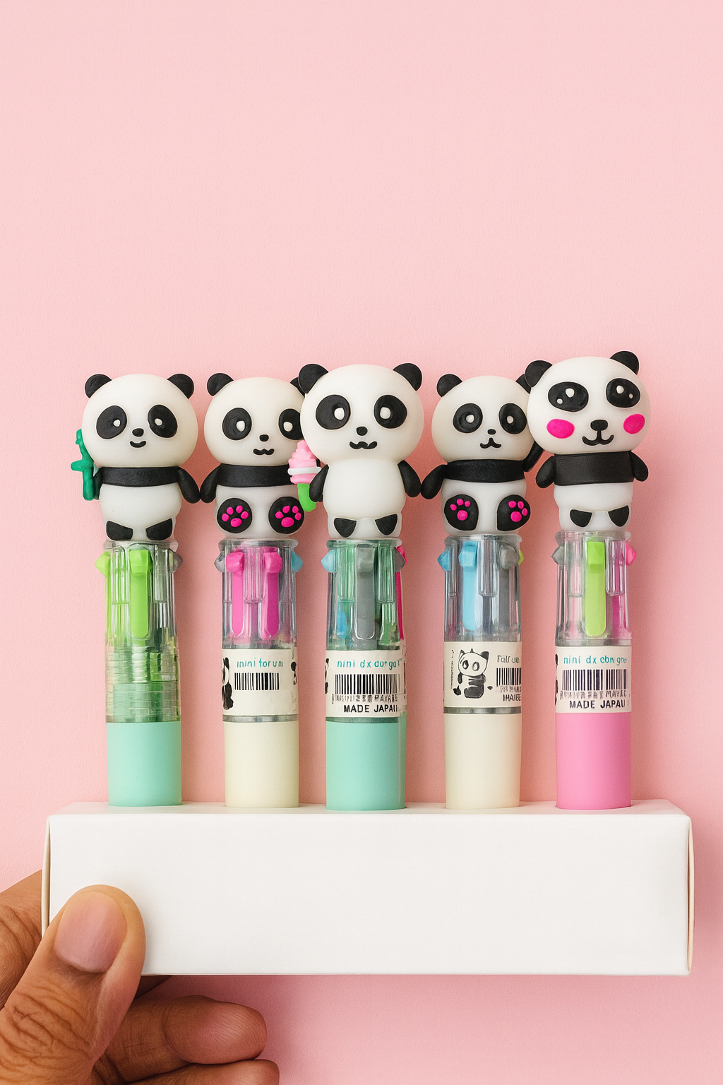 4 In 1 Mini Multi Color Panda Pen
