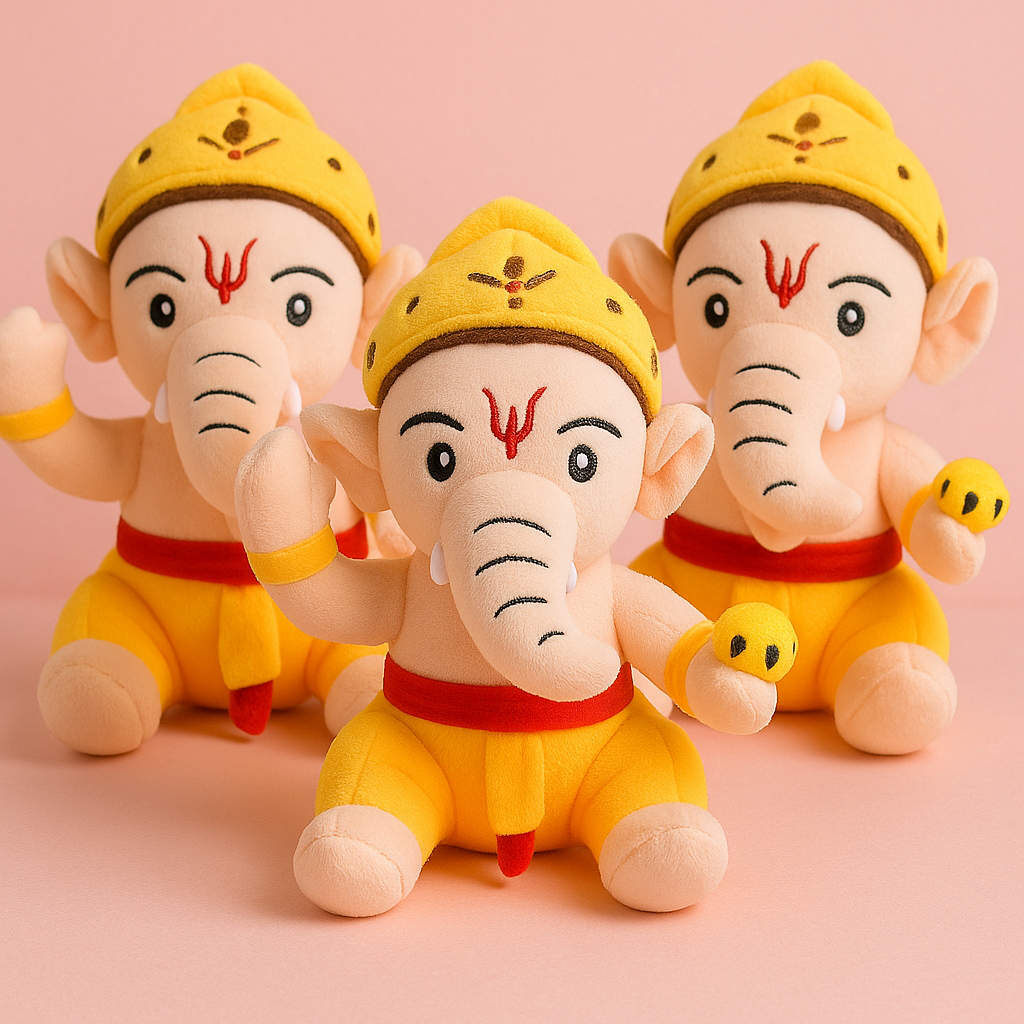 Ganpathy baba music soft toy
