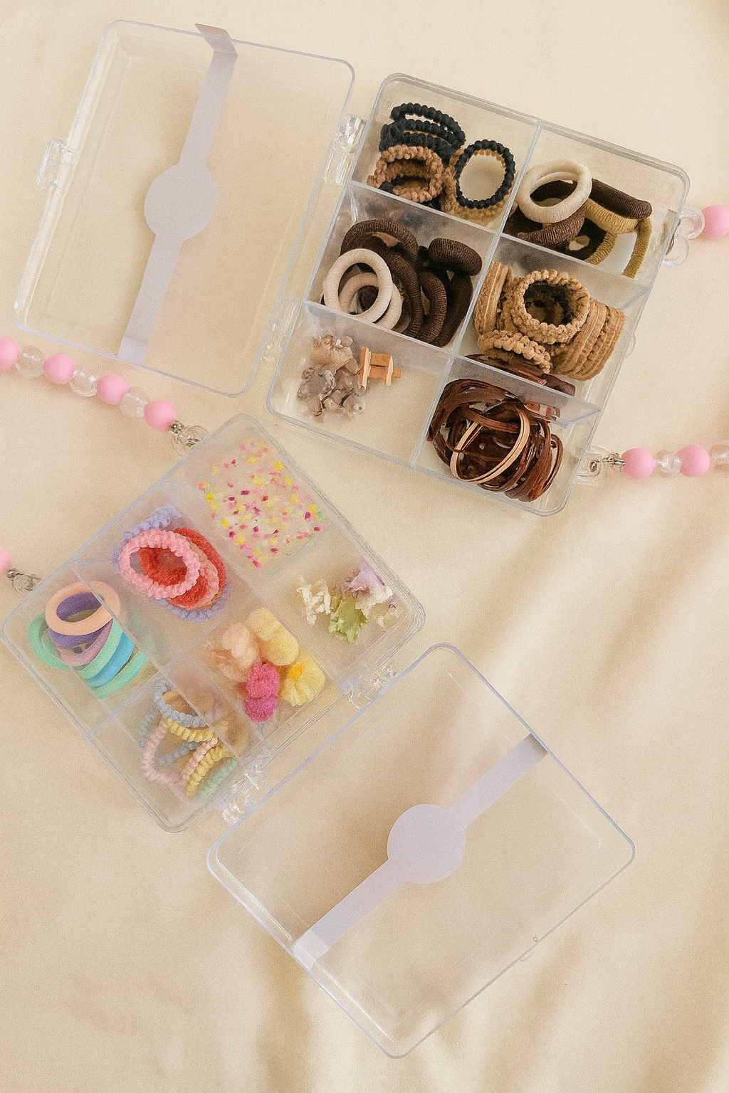 Kids handbag style hair accessories box set