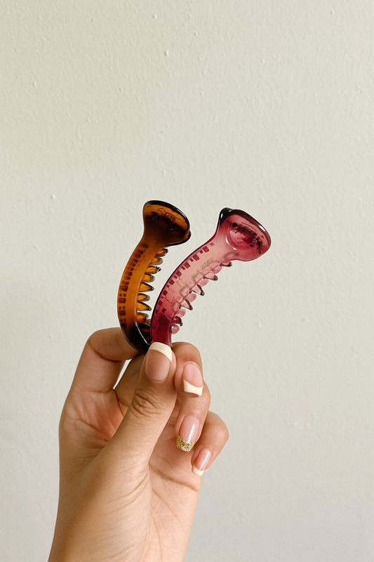 Korean mirchi hair claw clip