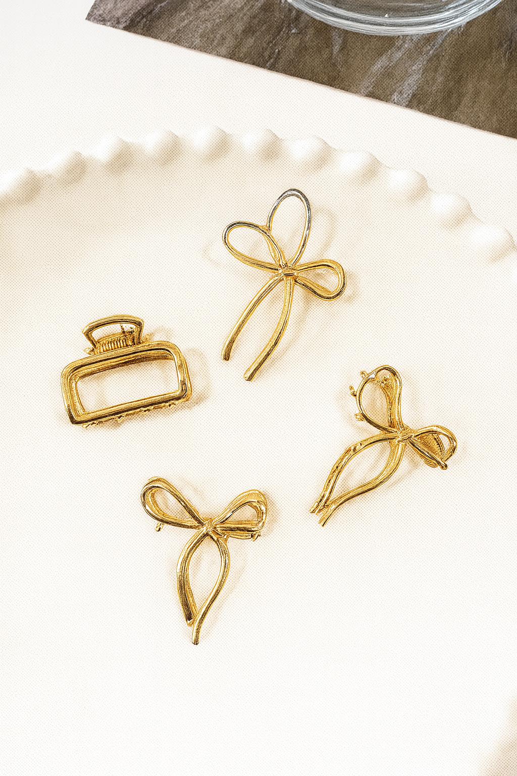 Korean anti tarnish metal claw clip