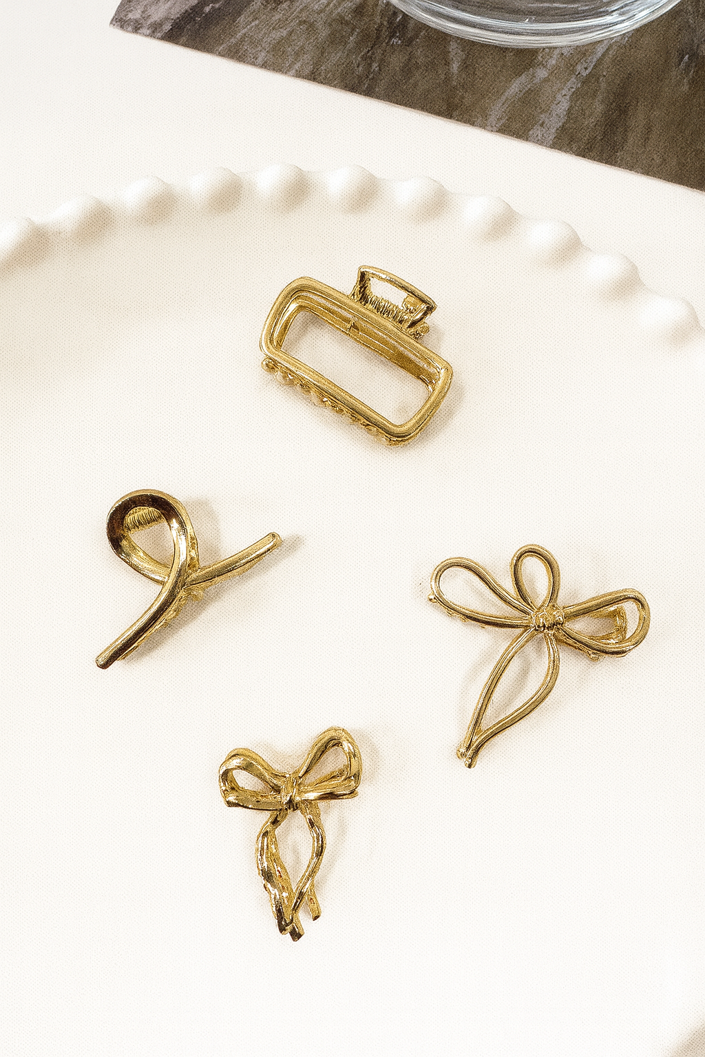 Korean anti tarnish metal claw clip