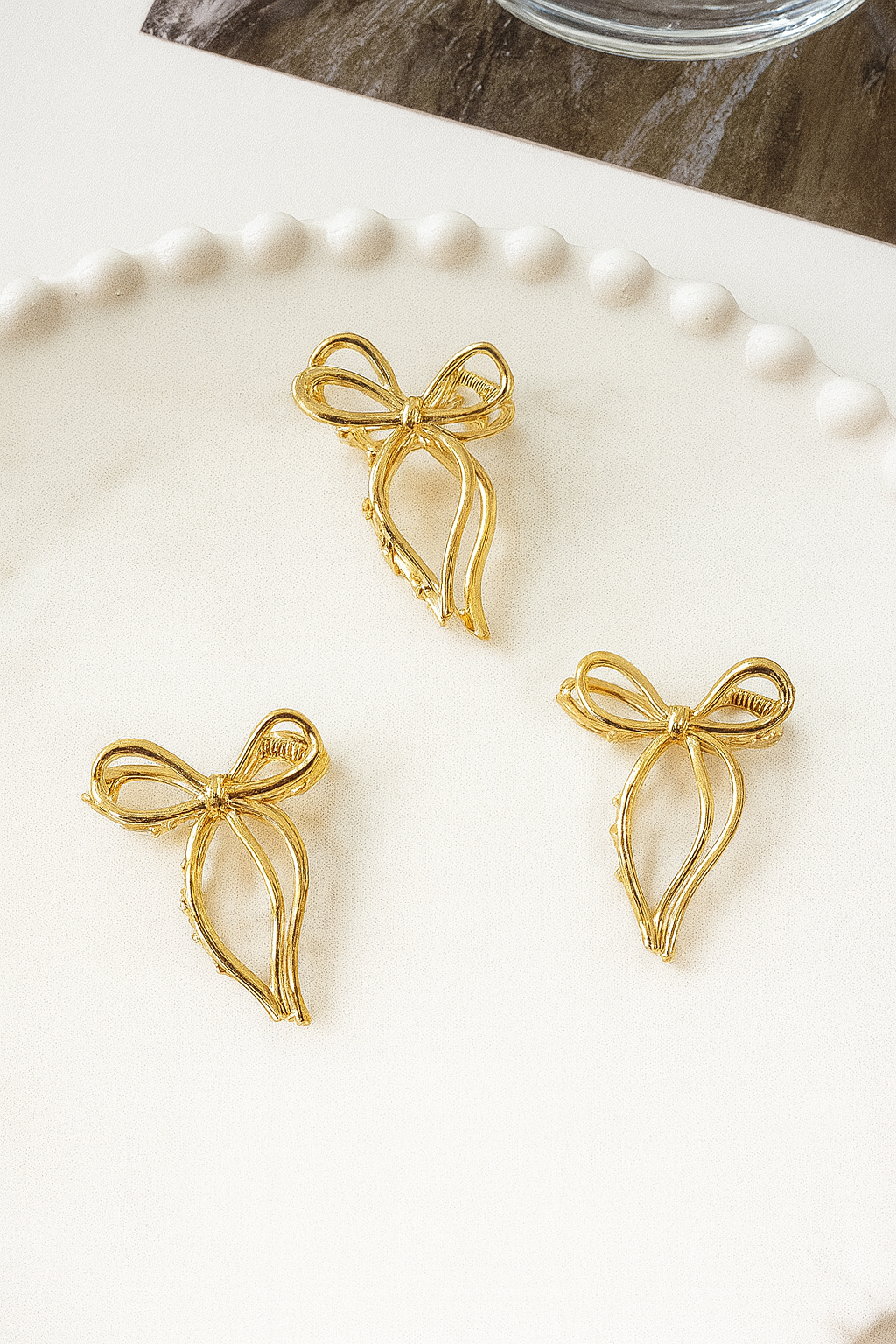 Korean anti tarnish metal claw clip