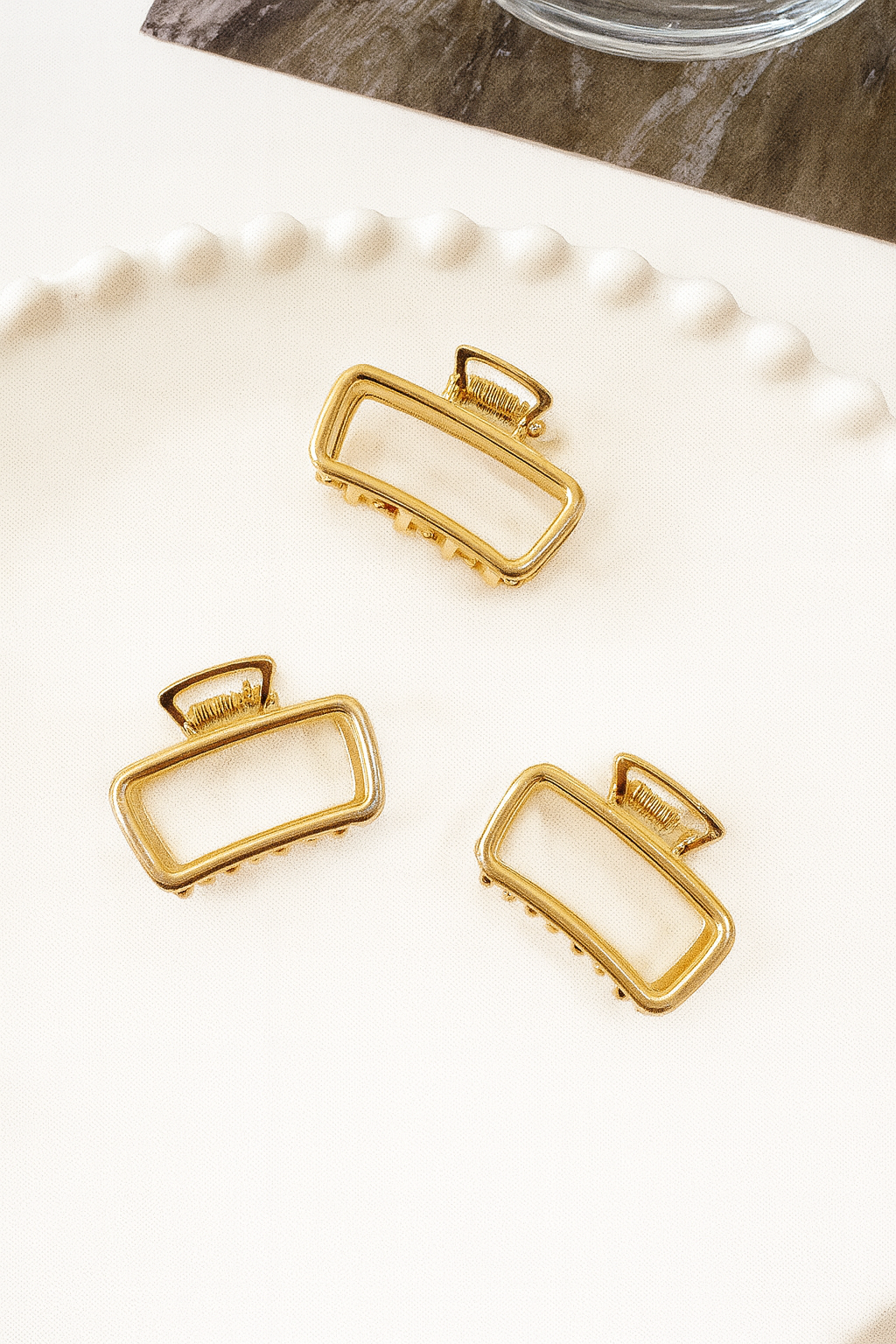 Korean anti tarnish metal claw clip
