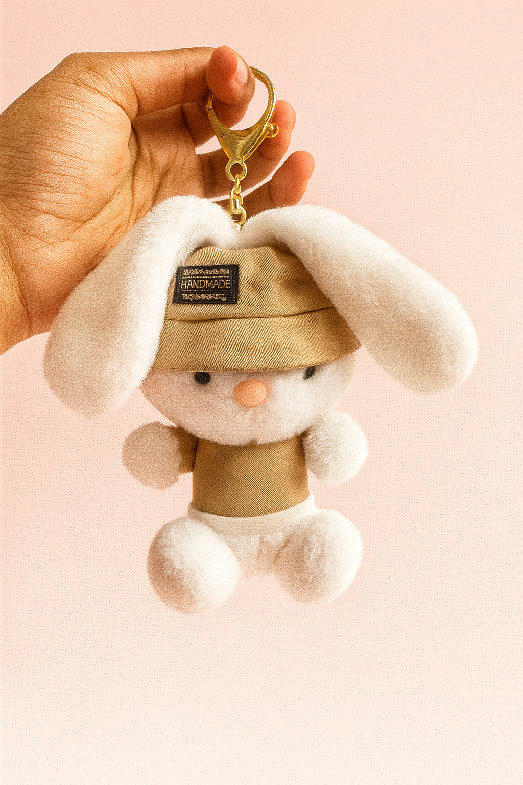 Kawaii bunny plushy keychain