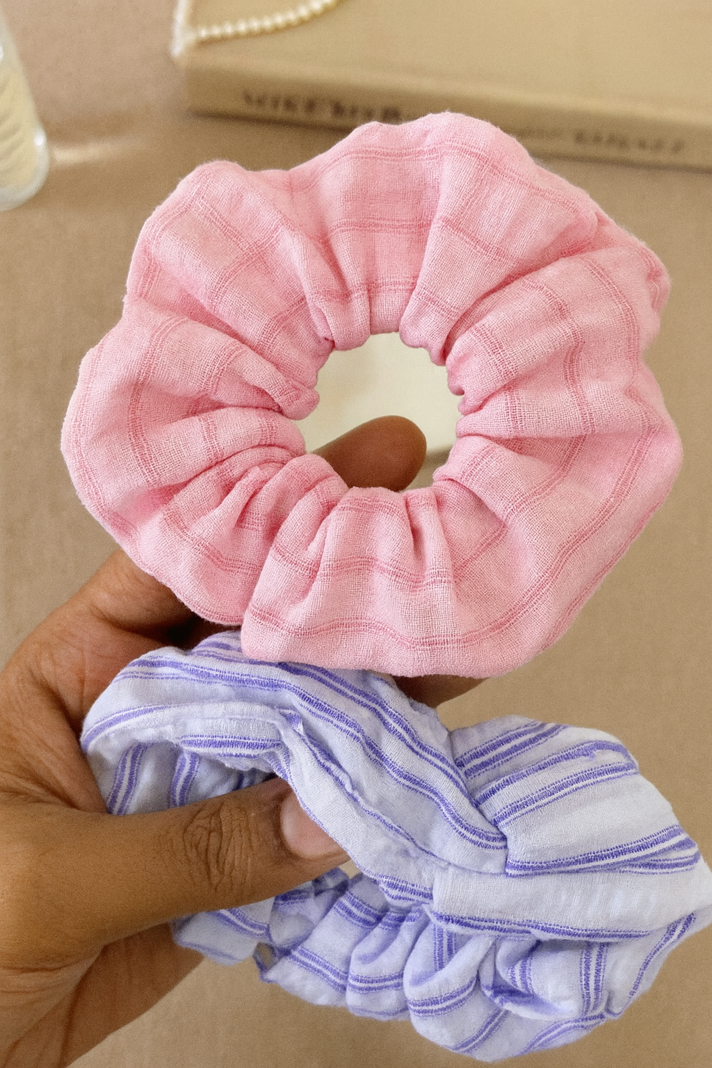 Patel lines soft scrunchie