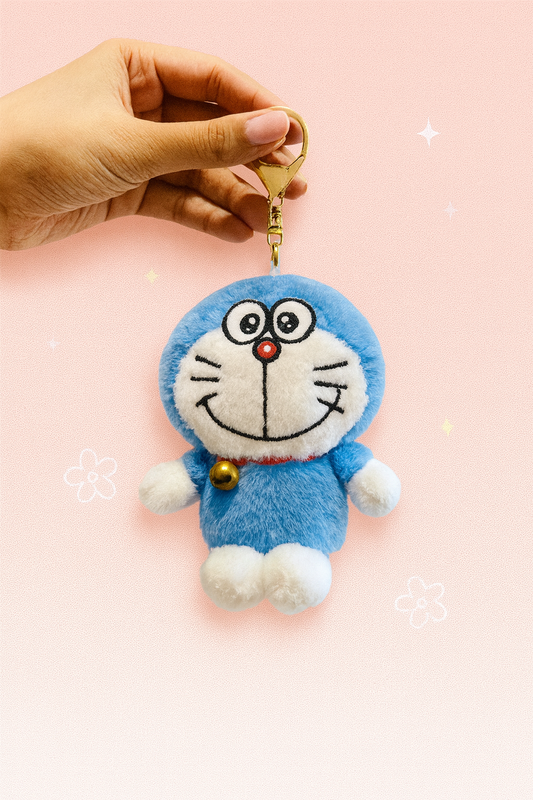 Doremon plushy keychain