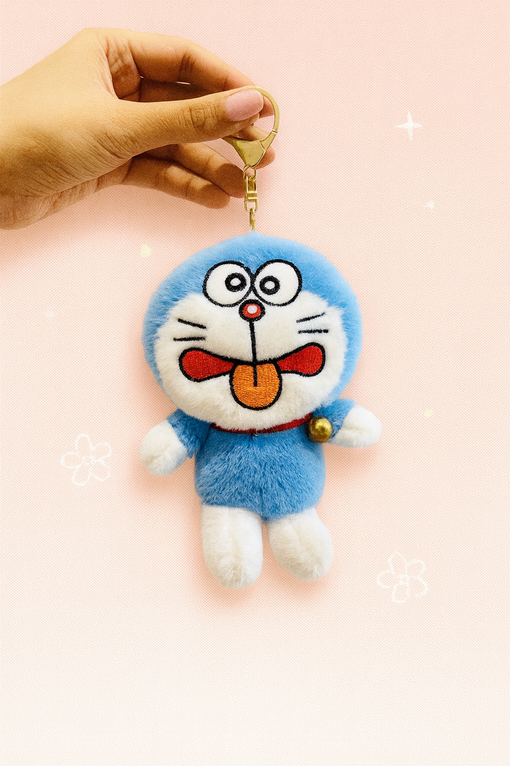 Doremon plushy keychain