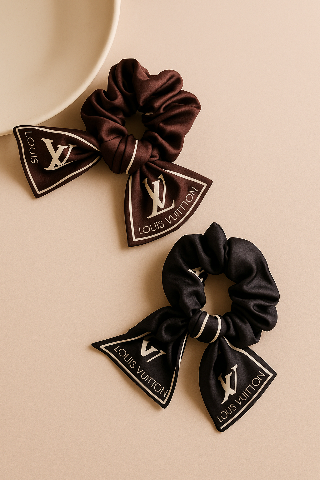 Luxury satin scrunchie