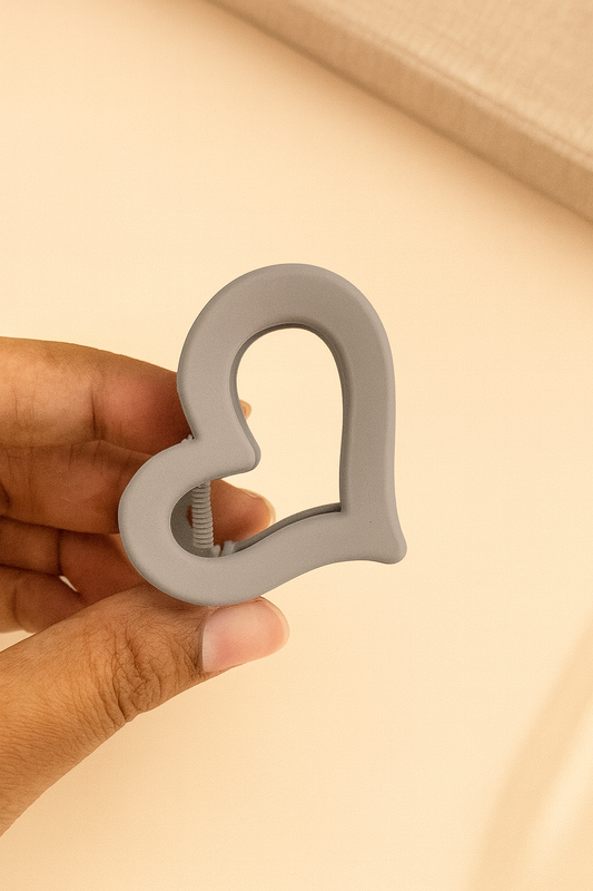 Pastel Heart Hair Clip