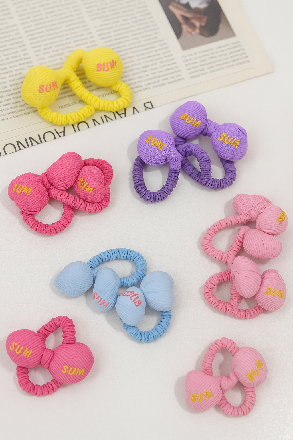 Cute Bow Hair Rubber Band