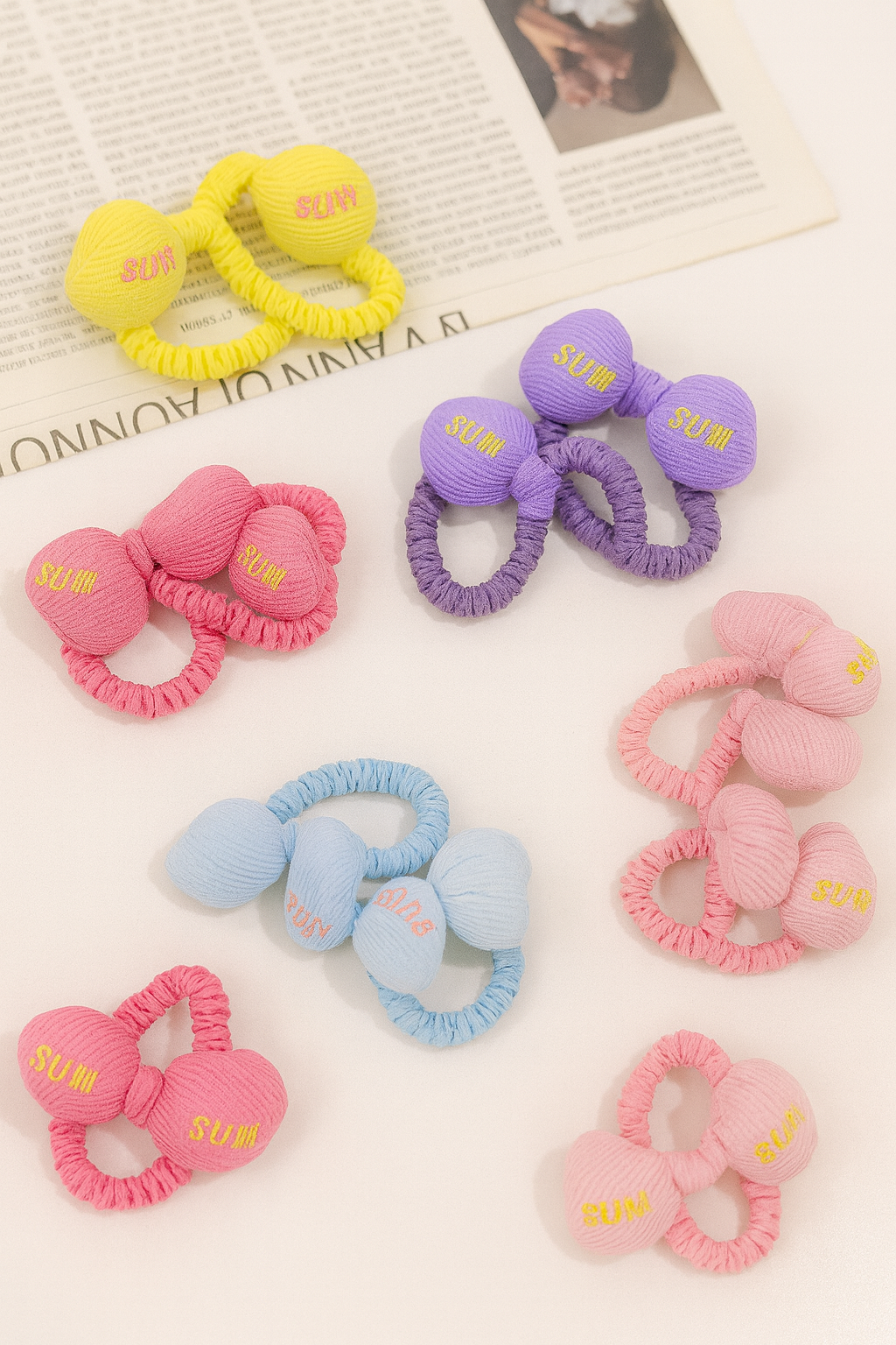 Cute Bow Hair Rubber Band