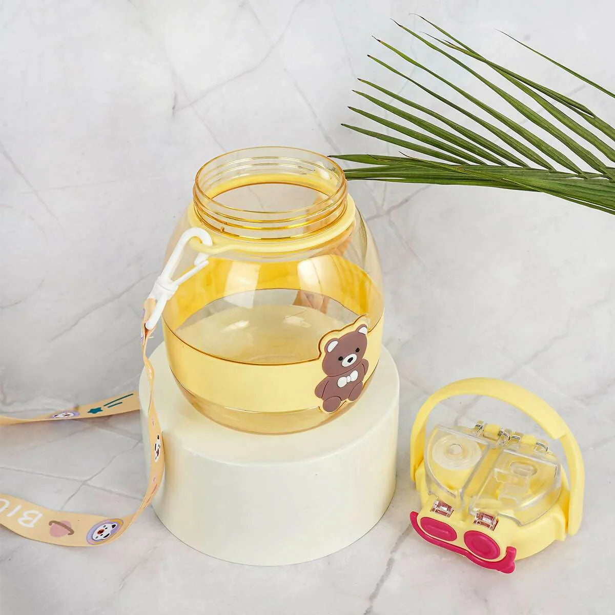 Kawai Teddy Water Bottle Double Sipper