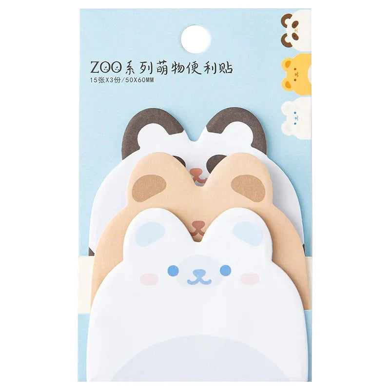 Kawaii Animal Sticky Notes