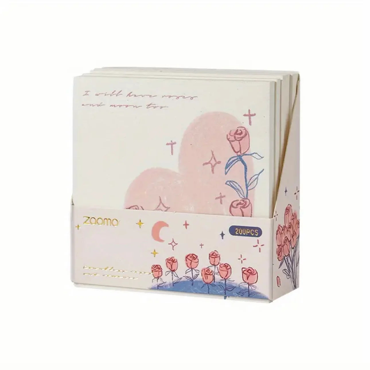 Morning & Rose Vintage Sticky Notes / notepad