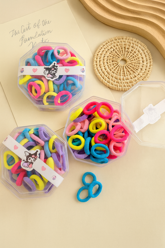 Kuromi hair rubber bands box for kids