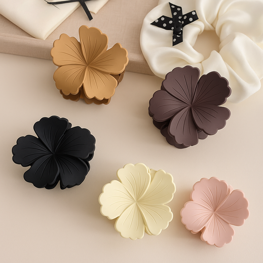 Rebbeca Orchid Hair Claw Clip