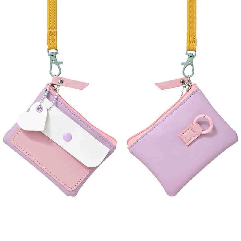 Korean Sleek Wallet With Strap