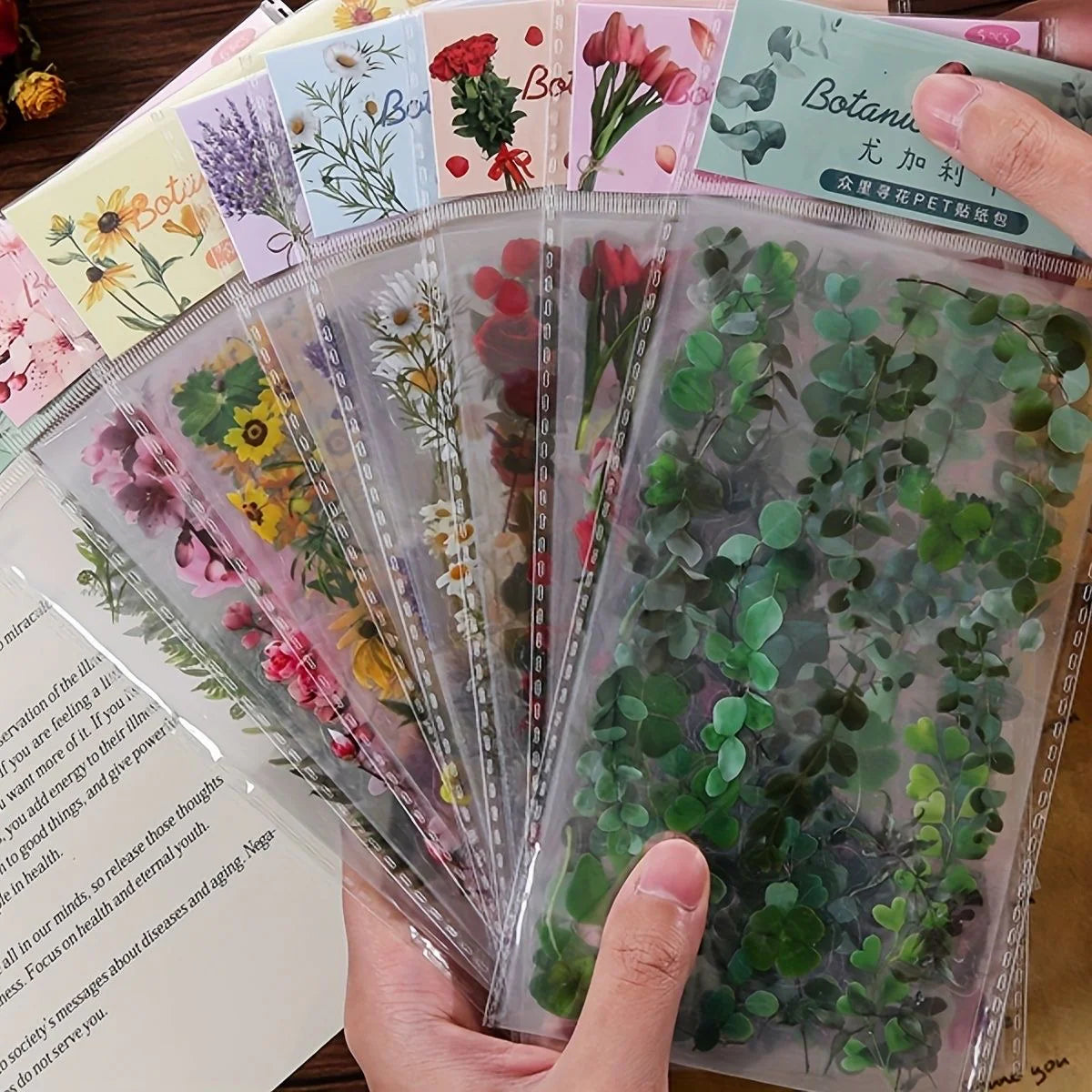 Natural Floral Stickers