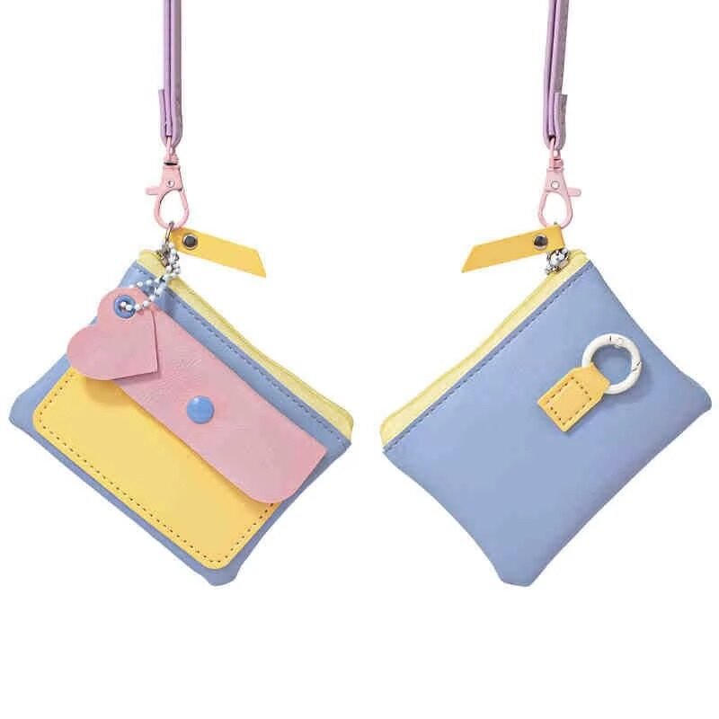Korean Sleek Wallet With Strap