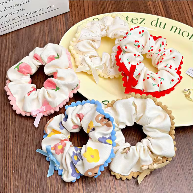 Pintresty Kawaii Cute bow Scrunchie