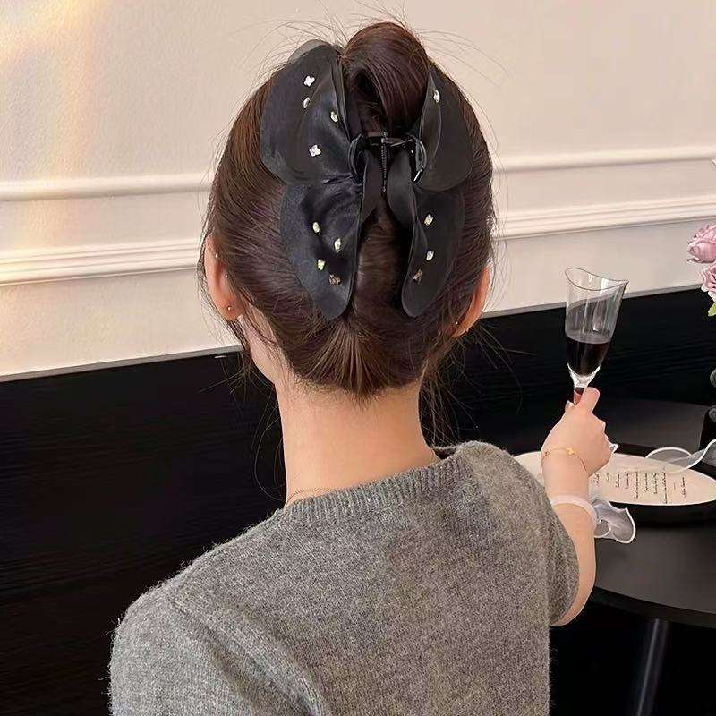 Stone Fairy Butterfly Kawaii Hair Claw Clip
