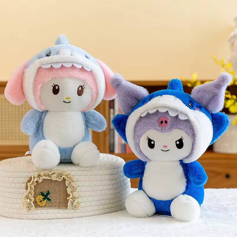 Shark Kuromi Hoodie soft toy