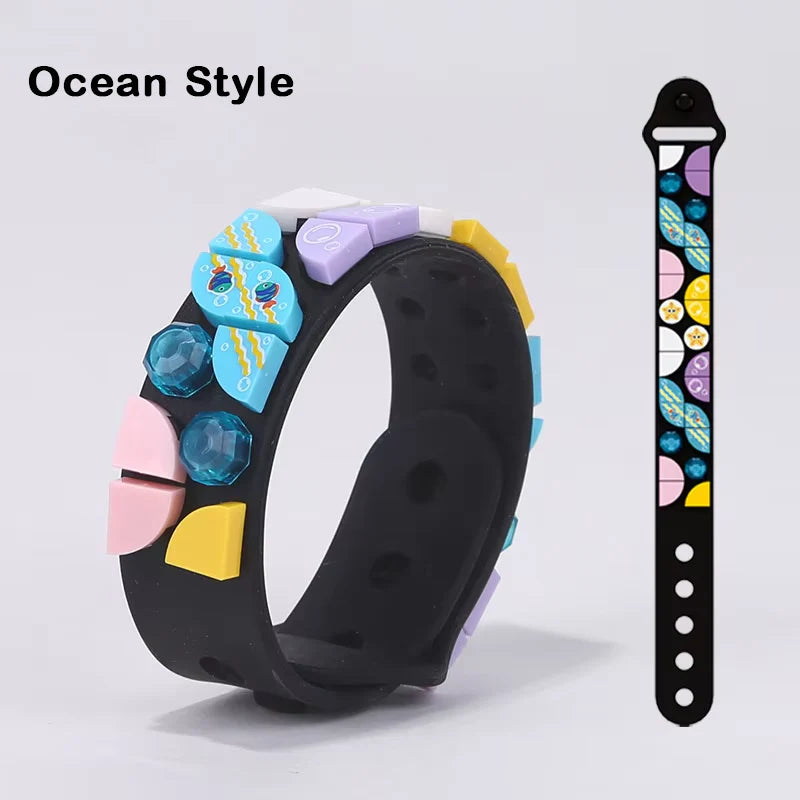 Diy Dots Lego Silicon Wrist Band