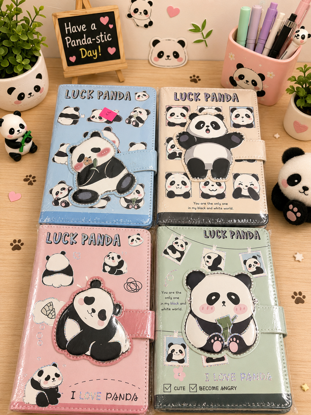 Panda Magnetic Flap Diary