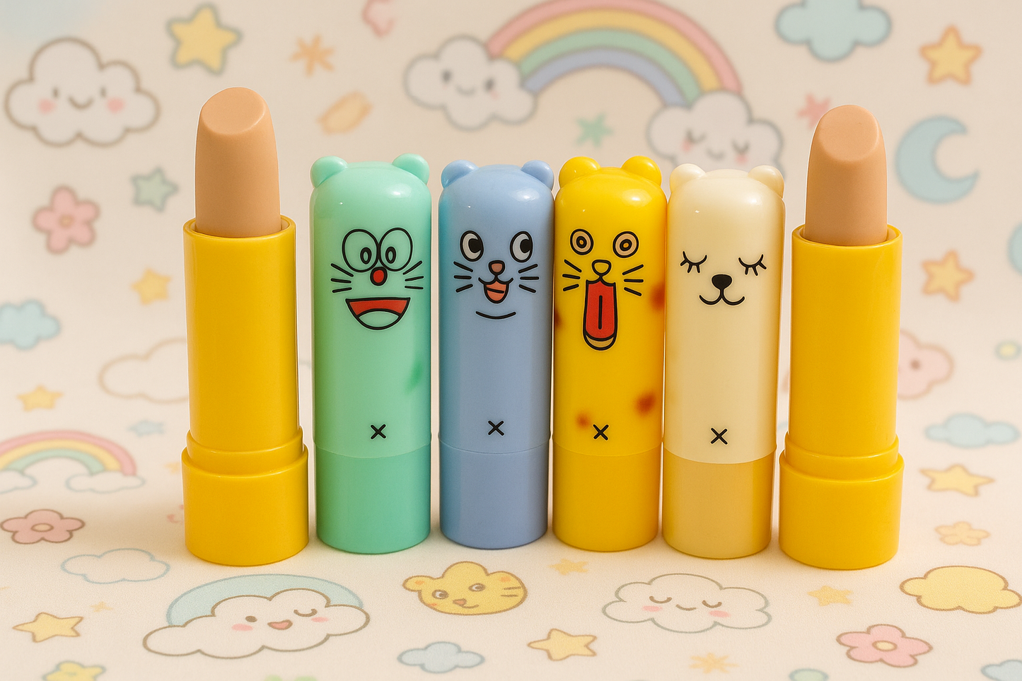 Cute Kawaii Animal Lip Balm