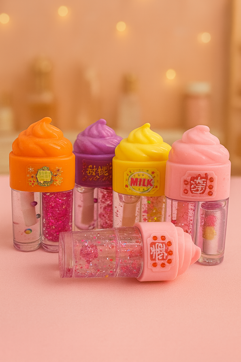 3 Type Heart Lip Gloss