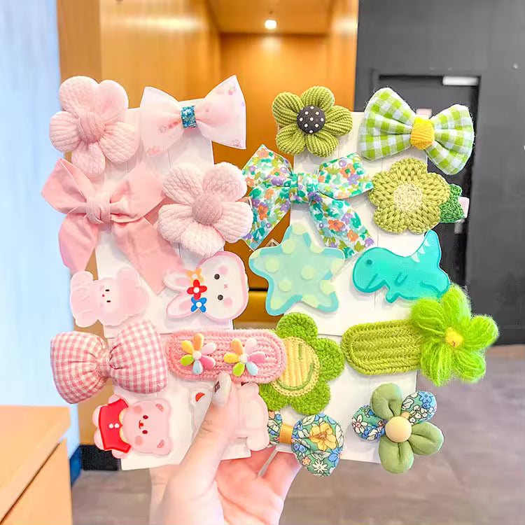 Pintresty kids korean hair hair clip set