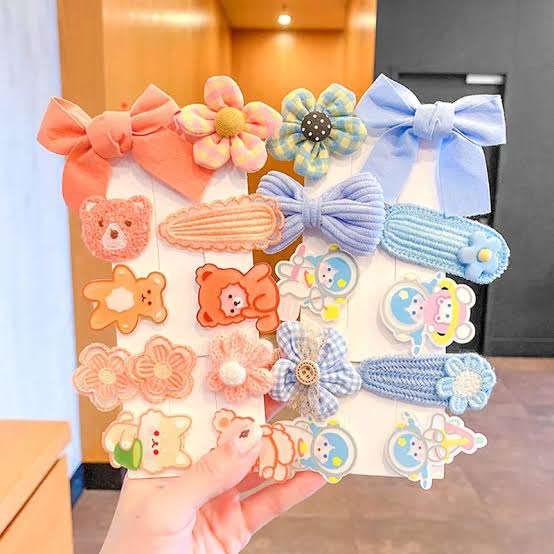 Pintresty kids korean hair hair clip set