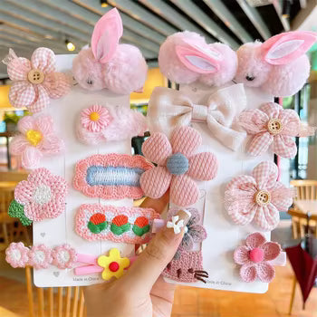 Pintresty kids korean hair hair clip set