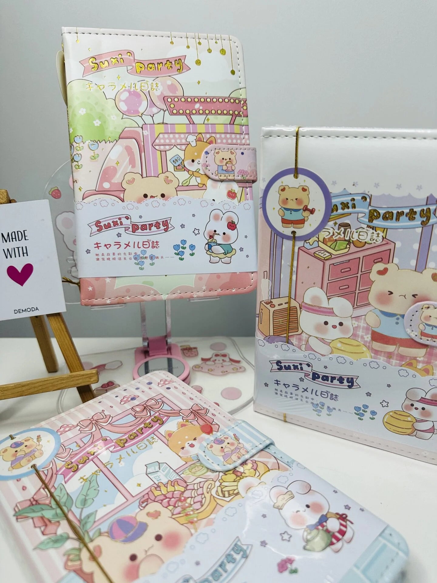 Kawaii Bear Notebook