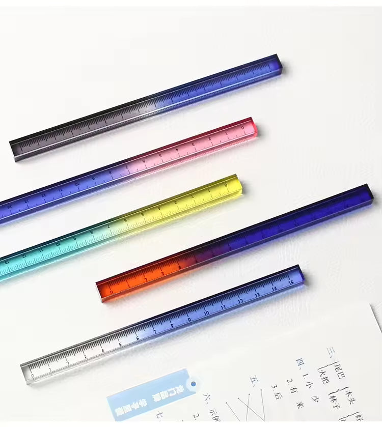 3D Crystal Ruler- 30 CM and 20 CM