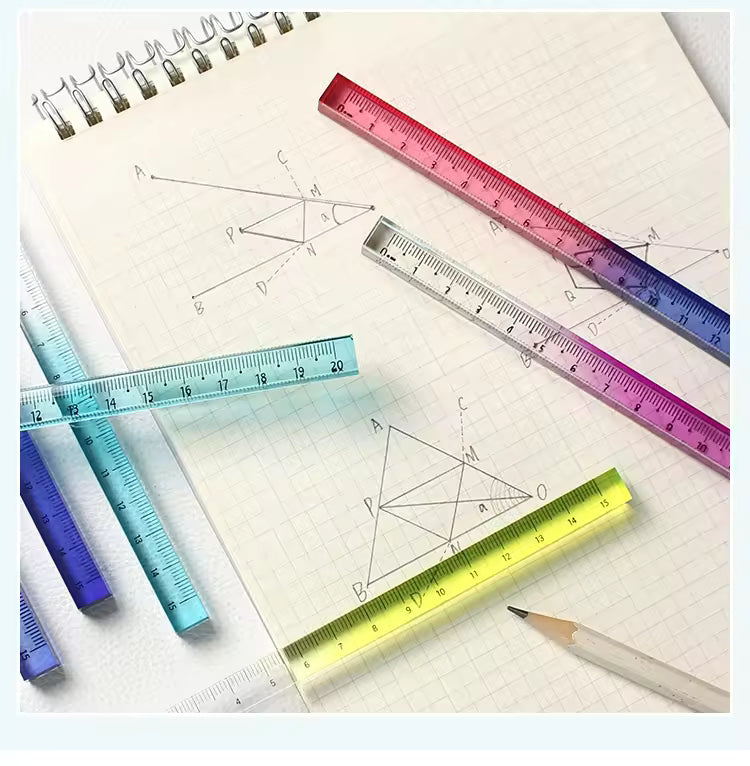 3D Crystal Ruler- 30 CM and 20 CM