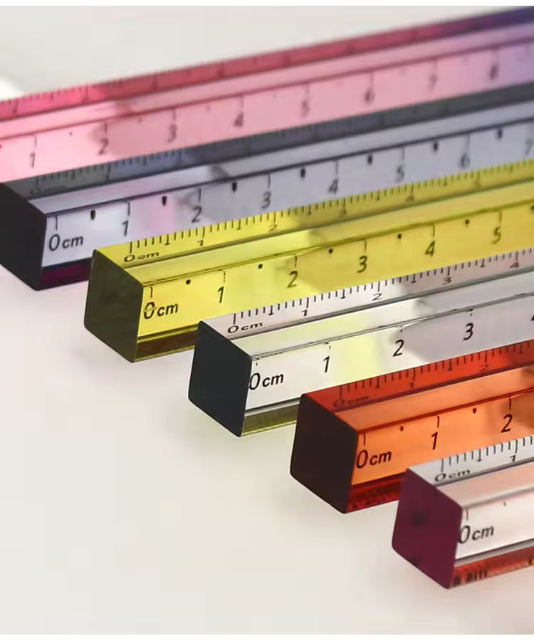 3D Crystal Ruler- 30 CM and 20 CM
