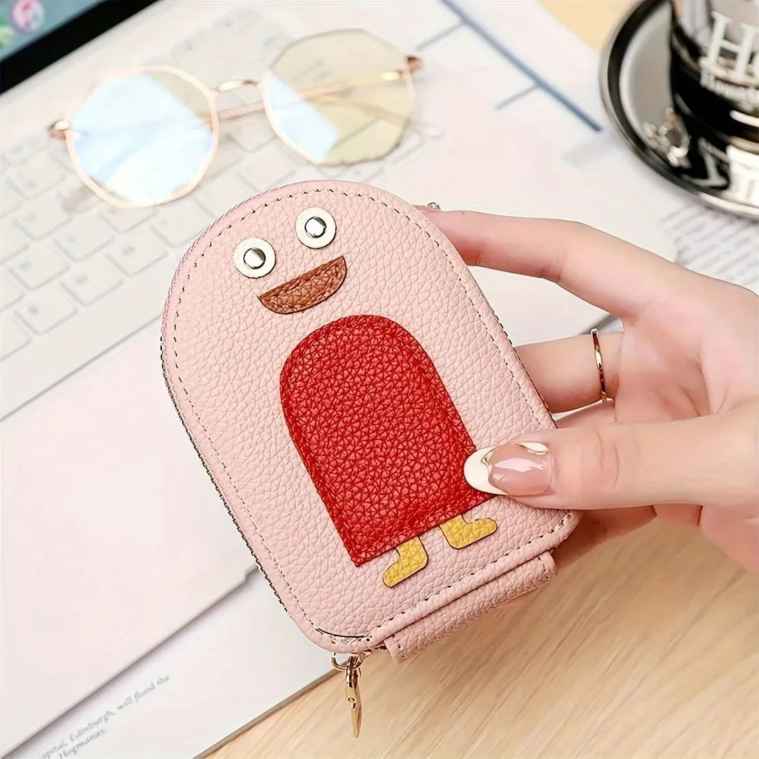 Kawaii Penguin Card Holder