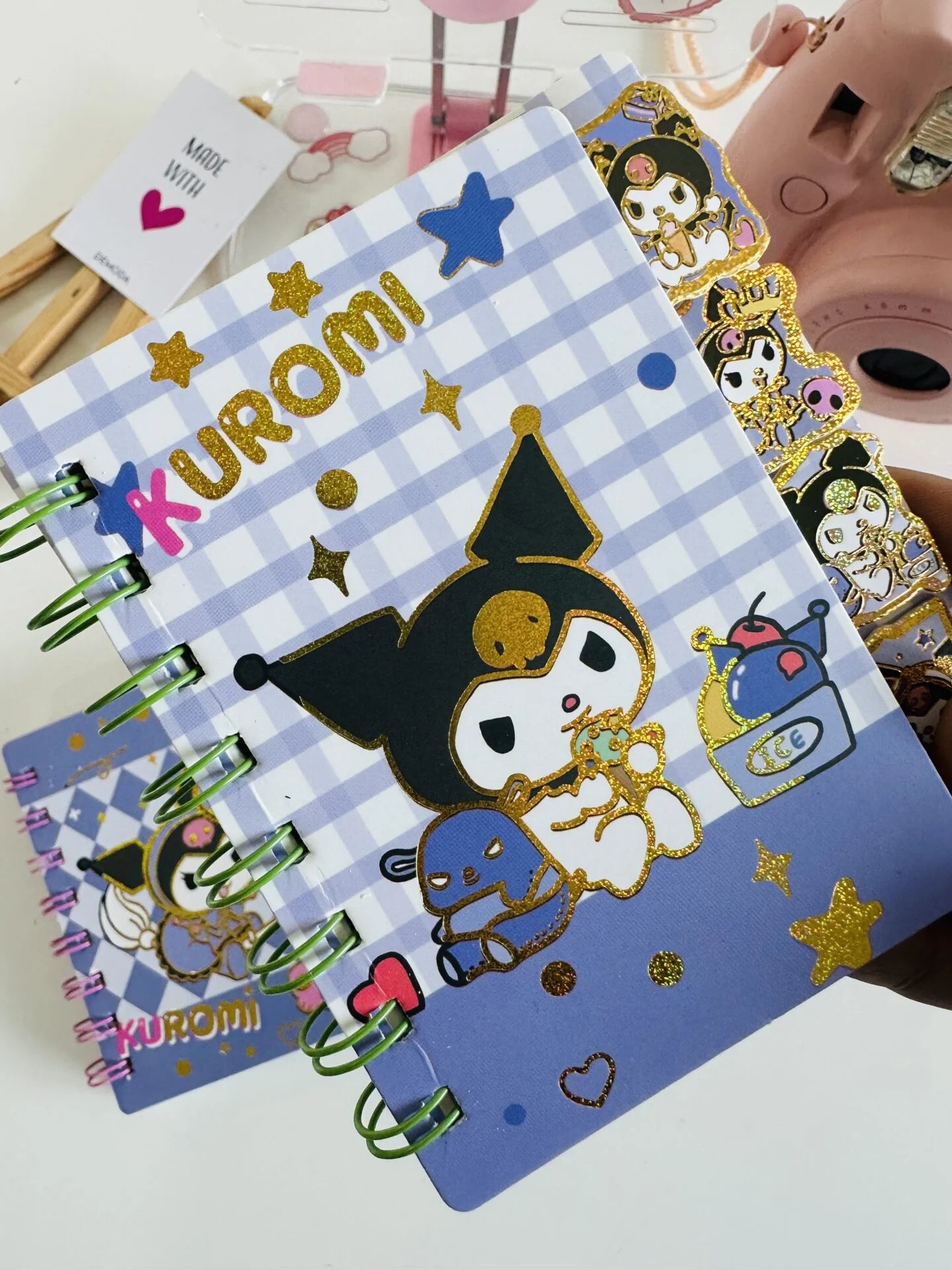 Kuromi Small Spiral Diary- Kawaii