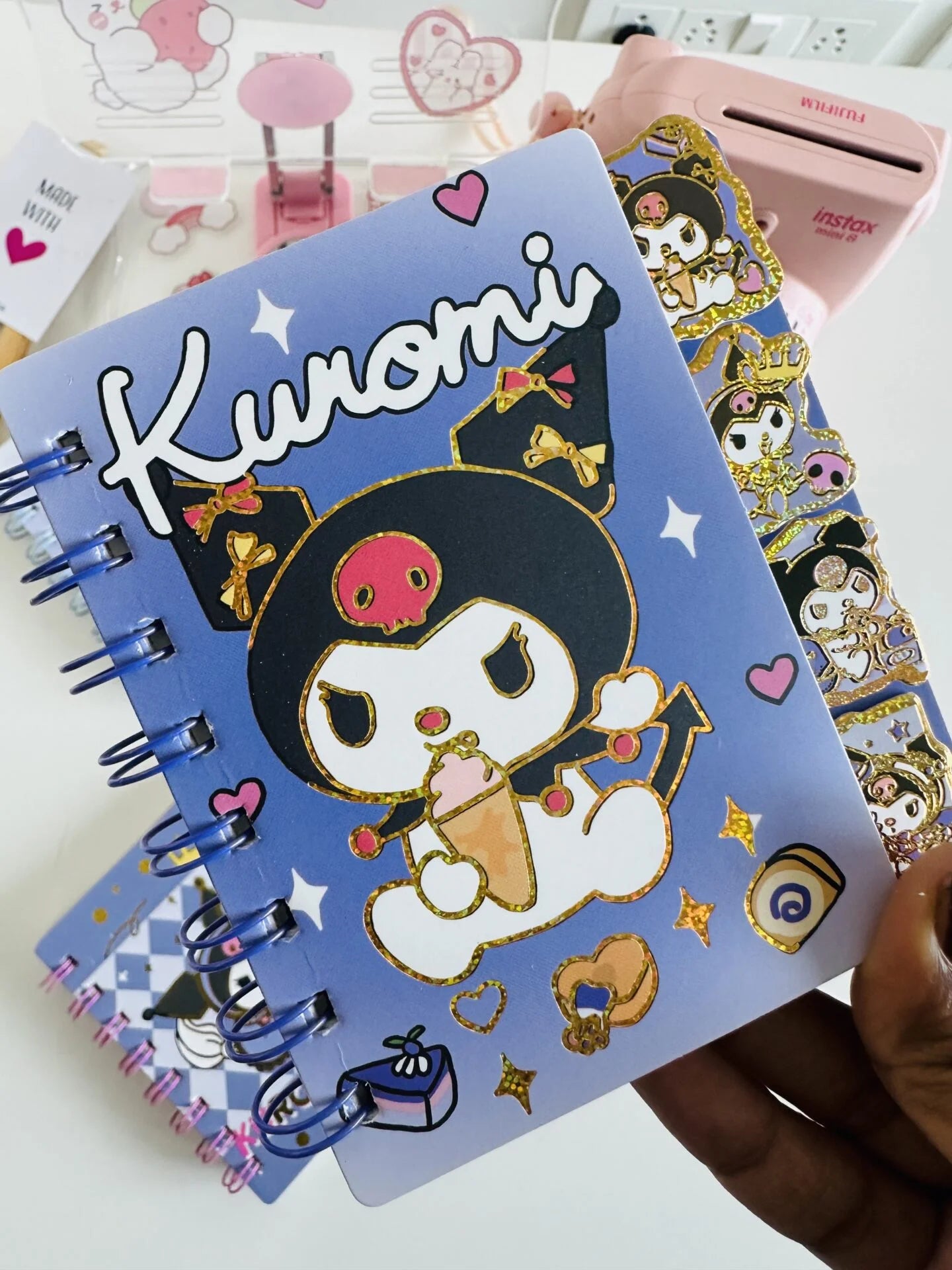 Kuromi Small Spiral Diary- Kawaii