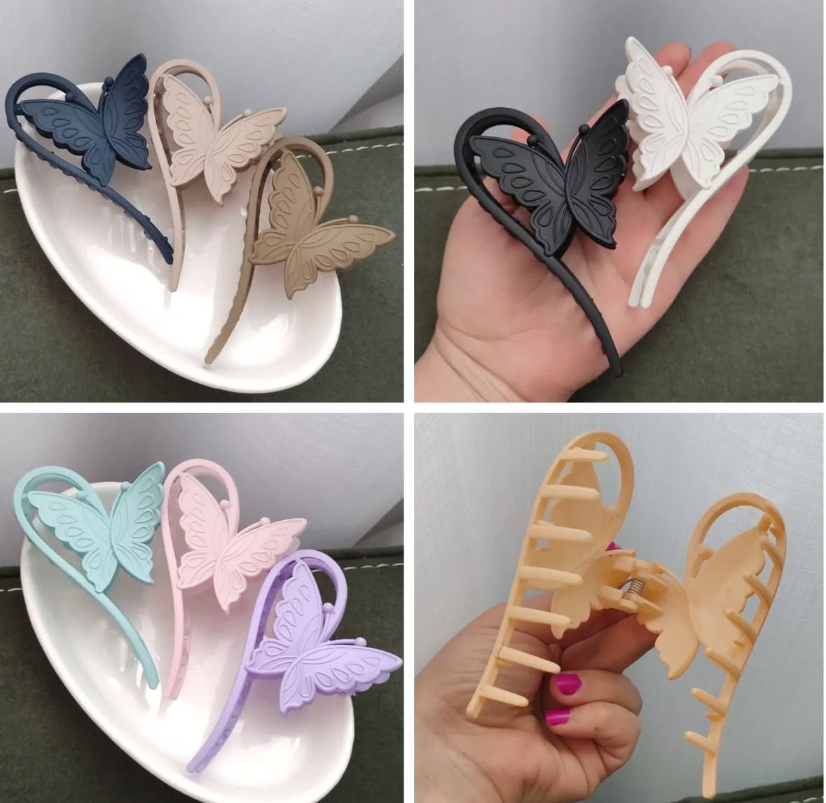 Butterfly Kawaii Hair Claw Clip