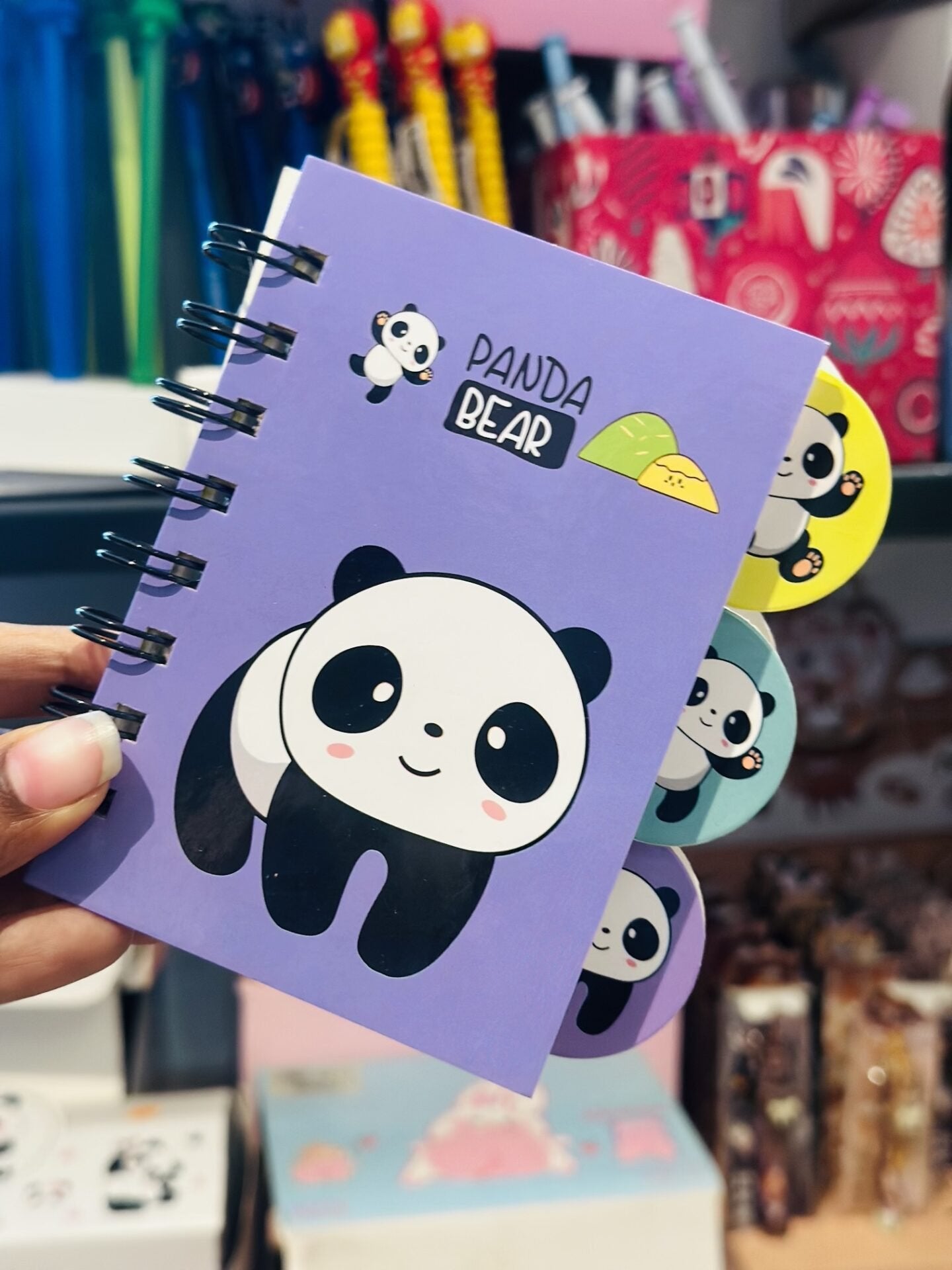 Mini Panda Spiral Diary