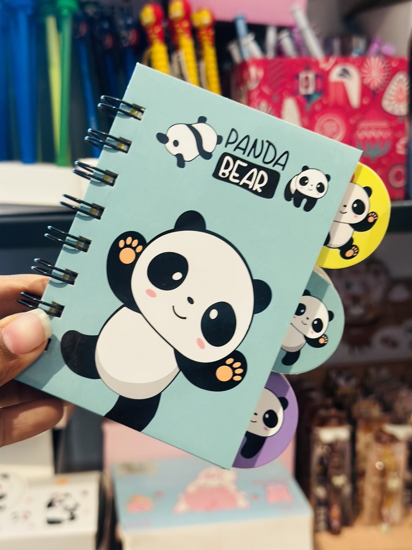 Mini Panda Spiral Diary