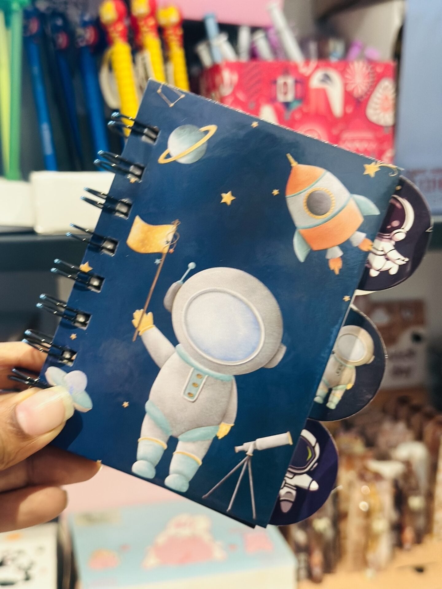 Mini Spaceman Spiral Diary